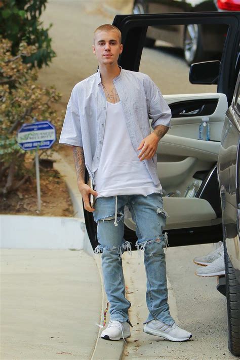 SPOTTED: Justin Bieber In Gucci Jacket And Fear Of God Jeans